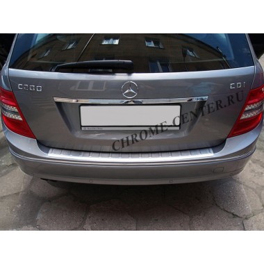 Накладка на задний бампер Mercedes C Class W204 Kombi (2007-2011) бренд – Avisa главное фото